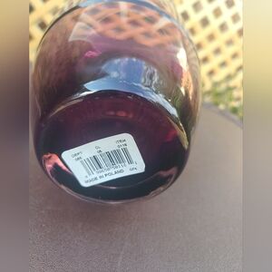 Amethyst  purple vase.